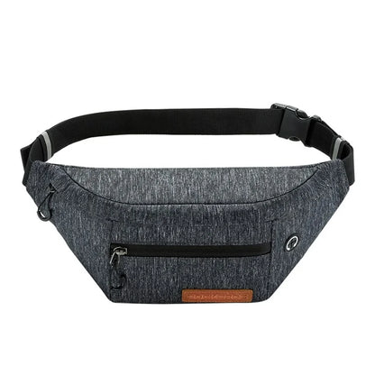 ROCKBROS H33 Polyester Waist Bag Adjustable Crossbody Bag Portable Cycling Camping Chest Bag