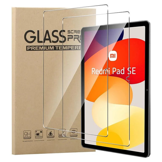 2Pcs For Xiaomi Redmi Pad SE Full Screen Protector 2.5D Tempered Glass Shatter-proof Film