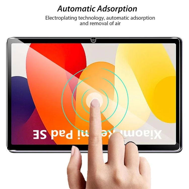 2Pcs For Xiaomi Redmi Pad SE Full Screen Protector 2.5D Tempered Glass Shatter-proof Film