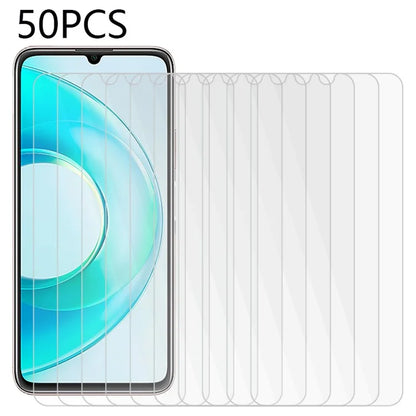 50Pcs For Wiko T3 / T10 4G High Definition Screen Protector Tempered Glass Screen Film