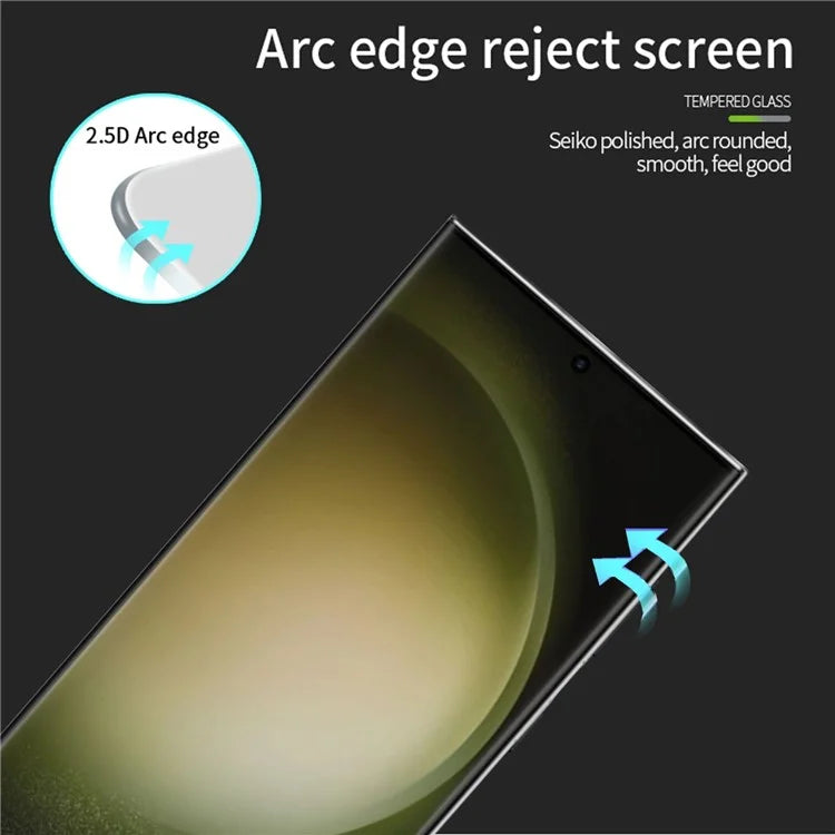 PINWUYO JK Tempered Glass Film Series-2 for Samsung Galaxy S24+ High Aluminum-silicon Glass Screen Protector