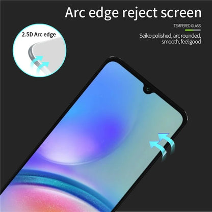 MOFI For Samsung Galaxy A05s 4G JK Tempered Glass Film Series-1 Clear High Aluminum-silicon Glass Screen Protector