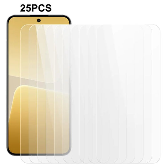 25Pcs for Xiaomi 13 / 14 High Definition Phone Screen Protector Tempered Glass Film