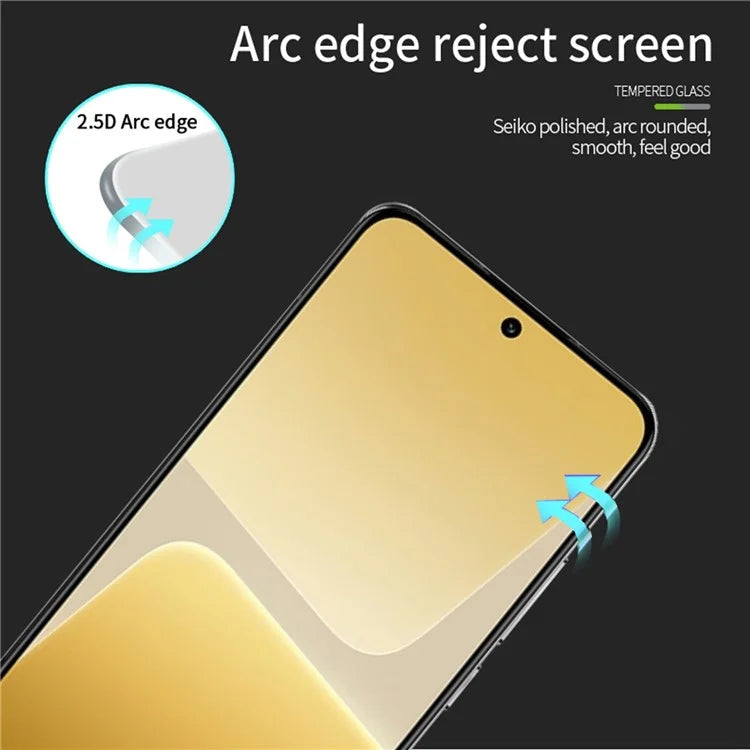PINWUYO JK Tempered Glass Film Series-2 for Xiaomi 14 Full Cover High Aluminum-silicon Glass Protector