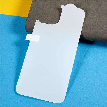 For iPhone 15 Phone Back Protector Hydrogel TPU + PET Full Cover Film