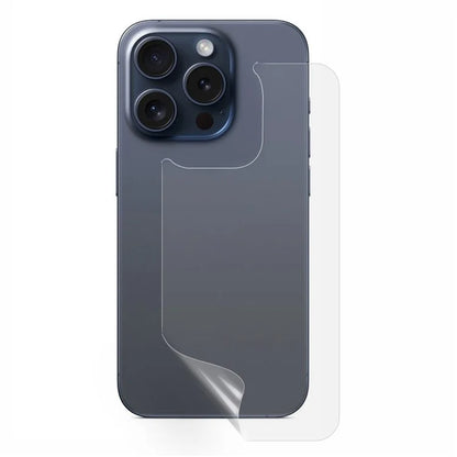 For iPhone 15 Pro Phone Back Protector Hydrogel Full TPU + PET Back Cover Film