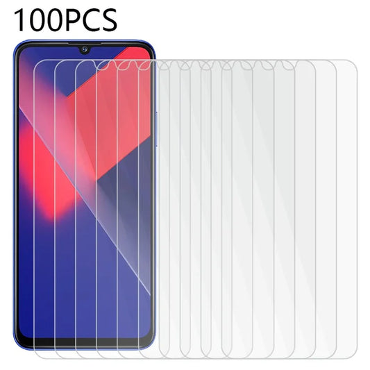 100Pcs for Wiko 10 Screen Protector Ultra Clear Anti-scratch Tempered Glass Screen Film
