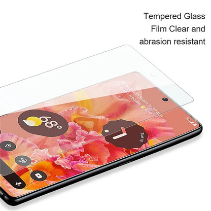 AMORUS For Google Pixel 8a Screen Protector 2.5D Aluminum-silicon Glass Shatterproof Film
