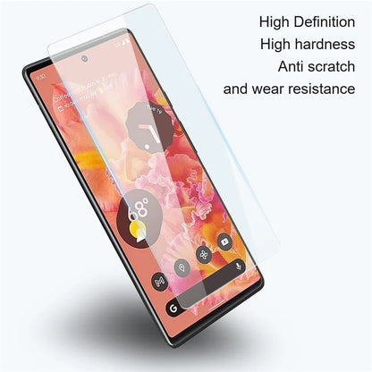 AMORUS For Google Pixel 8a Screen Protector 2.5D Aluminum-silicon Glass Shatterproof Film