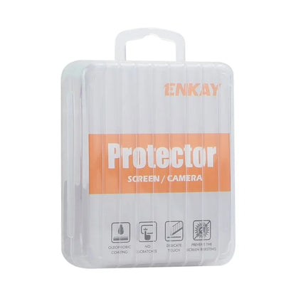 ENKAY HAT PRINCE 1 Set For iPhone 13 / 13 mini Rear Lens Protector Tempered Glass+Aluminum Alloy Camera Lens Film