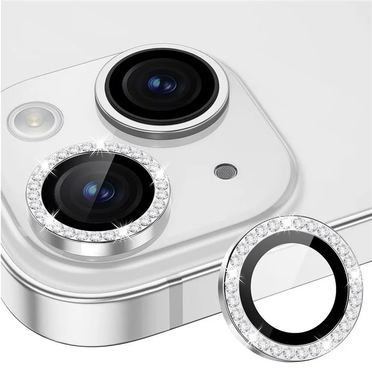 ENKAY HAT PRINCE 1 Set For iPhone 13 / 13 mini Rear Lens Protector Tempered Glass+Aluminum Alloy Camera Lens Film