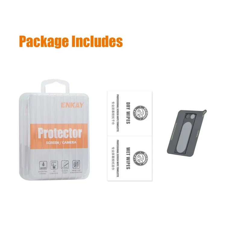 ENKAY HAT PRINCE for Google Pixel 8 Pro Camera Lens Film Full Cover Anti-fingerprint Lens Protector
