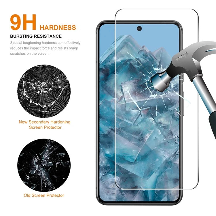 ENKAY HAT PRINCE 10Pcs 0.26mm 9H 2.5D Screen Film for Google Pixel 8 Pro High Aluminium-silicon Glass Screen Protector