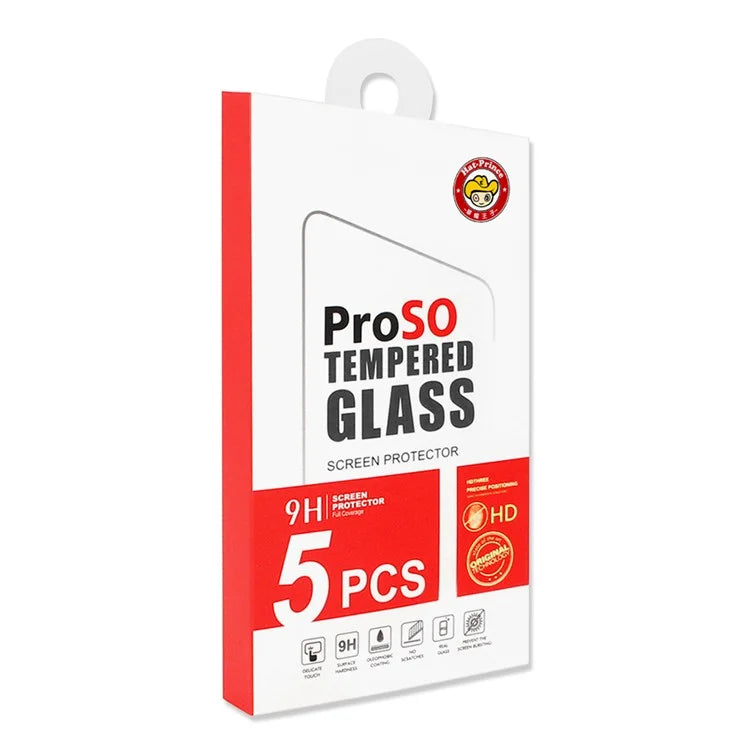 ENKAY HAT PRINCE 5Pcs 0.26mm 2.5D Clear Film for Google Pixel 8 Pro High Aluminium-silicon Glass Screen Protector