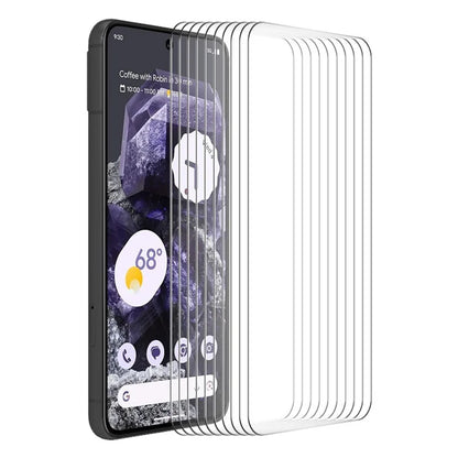 ENKAY HAT PRINCE 10Pcs 0.26mm 9H 2.5D Screen Protector for Google Pixel 8 High Aluminium-silicon Glass Film