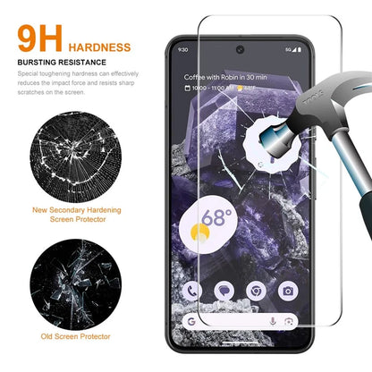 ENKAY HAT PRINCE 10Pcs 0.26mm 9H 2.5D Screen Protector for Google Pixel 8 High Aluminium-silicon Glass Film