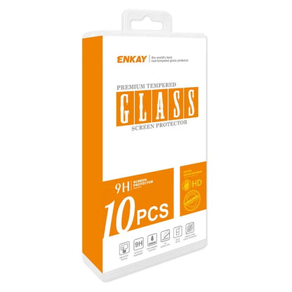 ENKAY HAT PRINCE 10Pcs 0.26mm 9H 2.5D Screen Protector for Google Pixel 8 High Aluminium-silicon Glass Film
