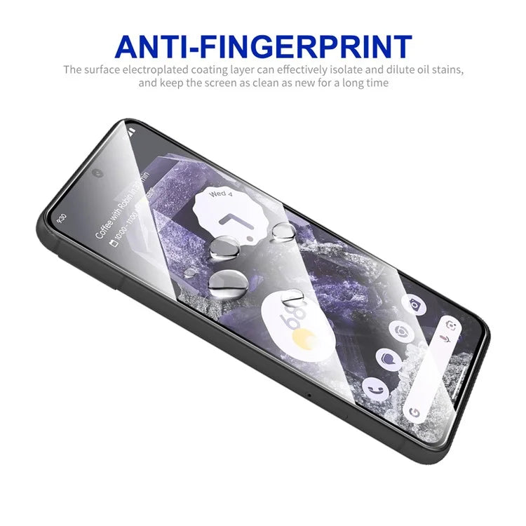 ENKAY HAT PRINCE 10Pcs for Google Pixel 8 High Aluminium-silicon Glass Screen Protector Full Glue Film