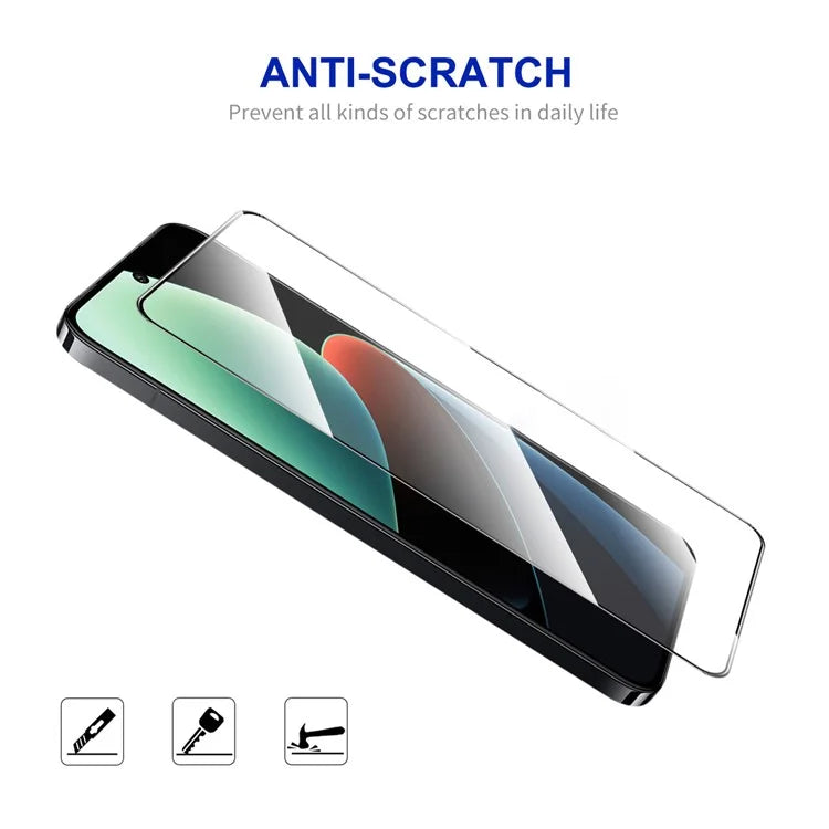 ENKAY HAT PRINCE 2Pcs for Xiaomi 14 Silk Printing Screen Protector High Aluminium-silicon Glass Film