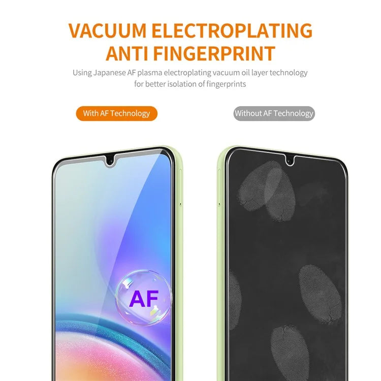 ENKAY HAT PRINCE 2Pcs 0.26mm 2.5D Screen Protector for Samsung Galaxy A05s 4G High Aluminium-silicon Glass HD Clear Film