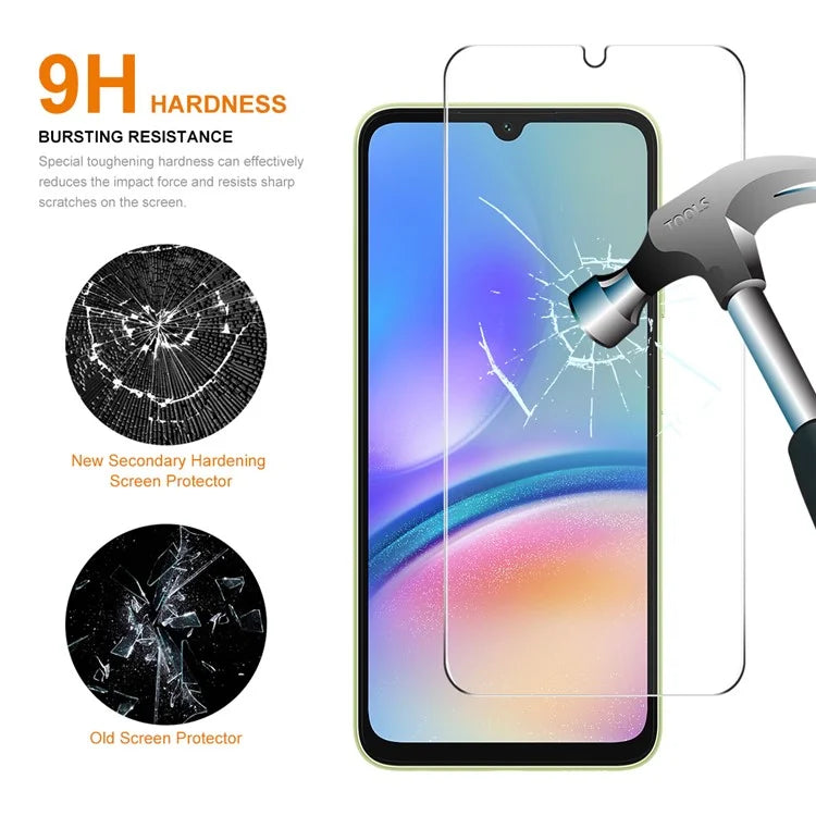 ENKAY HAT PRINCE For Samsung Galaxy A05s 4G High Aluminium-silicon Glass Screen Protector 0.26mm 2.5D Clear Screen Film