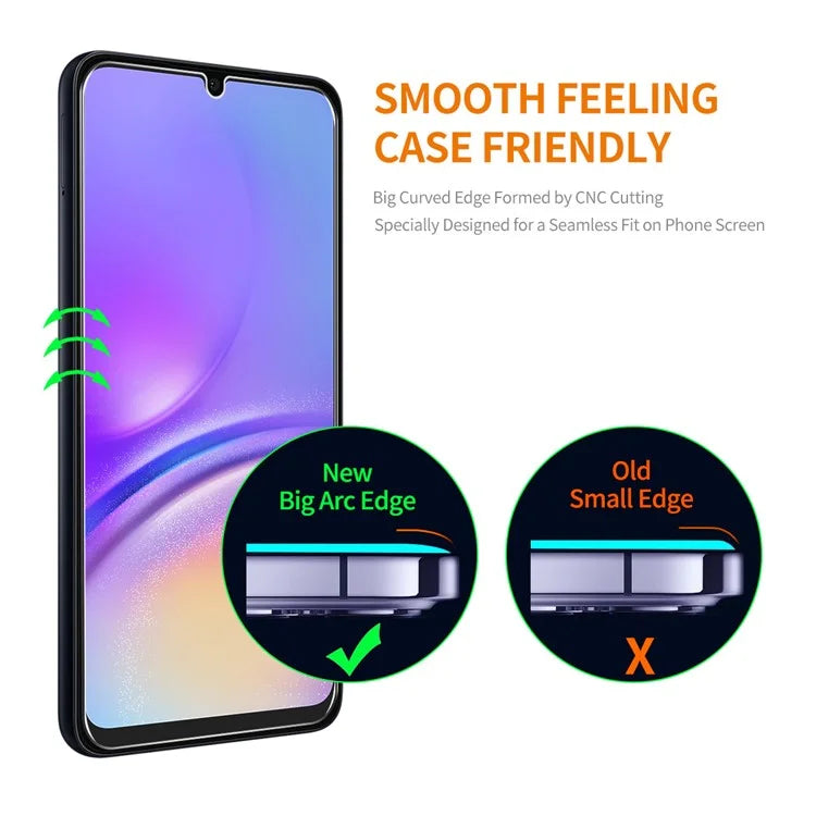ENKAY HAT PRINCE For Samsung Galaxy A05 4G Screen Protector High Aluminium-silicon Glass 0.26mm 9H 2.5D Screen Film