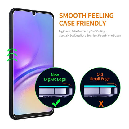 ENKAY HAT PRINCE For Samsung Galaxy A05 4G Screen Protector High Aluminium-silicon Glass 0.26mm 9H 2.5D Screen Film