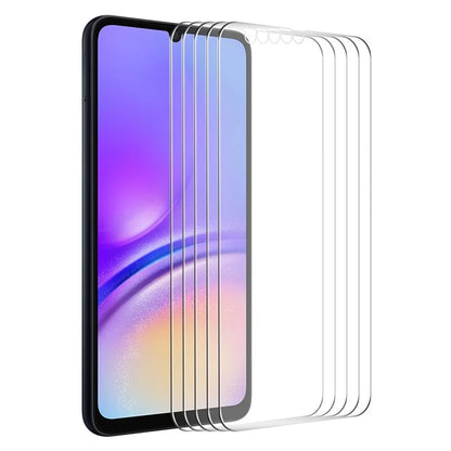 ENKAY HAT PRINCE 5Pcs for Samsung Galaxy A05 4G High Aluminium-silicon Glass Film 0.26mm 2.5D Clear Screen Protector