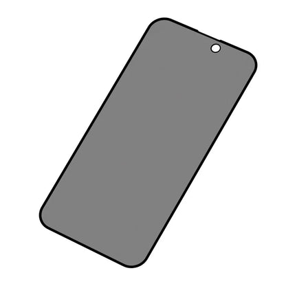 RURIHAI For iPhone 15 Pro Max Screen Protector Anti-Spy 0.26mm 2.5D High Aluminum-silicon Glass Phone Screen Film