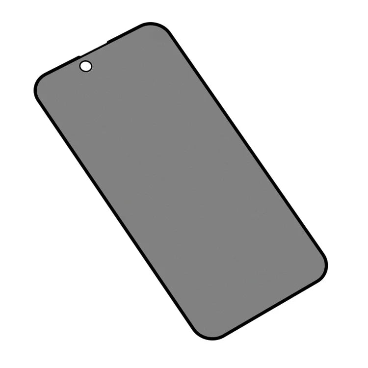 RURIHAI For iPhone 15 Pro Max Screen Protector Anti-Spy 0.26mm 2.5D High Aluminum-silicon Glass Phone Screen Film