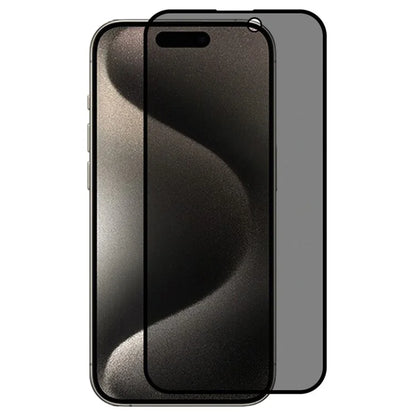 RURIHAI For iPhone 15 Pro Screen Film AG Matte High Aluminum-silicone Glass Anti-spy Screen Protector