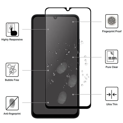 For Xiaomi Redmi 13C 4G / Poco C65 4G Cell Phone Screen Protector Full Glue Clear AGC Glass Screen Covering Film
