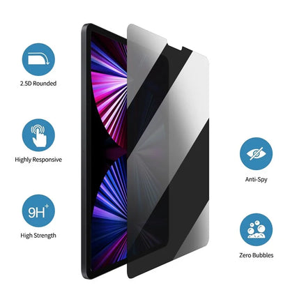 ENKAY HAT PRINCE For iPad Air (2020) / (2022) / iPad Pro 11 (2018) / (2020) / (2021) / (2022) 0.33mm Anti-Spy Full Screen Protector Tempered Glass Film