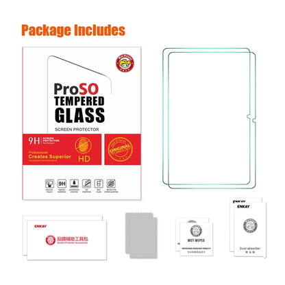 ENKAY HAT PRINCE 2Pcs for Xiaomi Redmi Pad SE 0.33mm Screen Protector 2.5D 9H Ultra Clear High Aluminium-silicon Glass Film