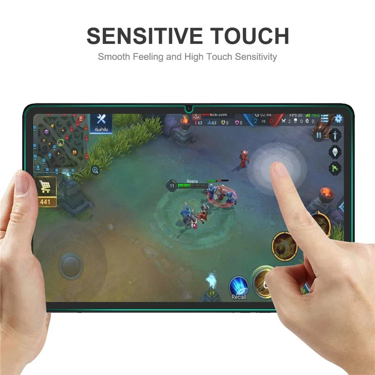 ENKAY HAT PRINCE For Samsung Galaxy Tab A9+ 9H 2.5D Tablet Screen Protector Scratch-resistant 0.33mm High Aluminium-silicon Glass Film