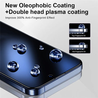 YONGPOLY For iPhone 11 Pro Max / XS Max Tempered Glass Full Screen Protector with Dust-Proof Net