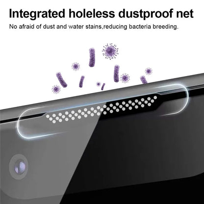 YONGPOLY For iPhone 11 Pro Max / XS Max Tempered Glass Full Screen Protector with Dust-Proof Net