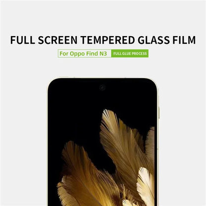PINWUYO JK Tempered Glass Film Series-2 for Oppo Find N3 5G Full Glue High Aluminum-silicon Glass Screen Protector
