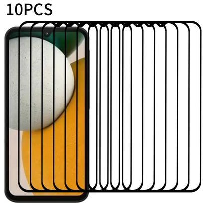 RURIHAI 10Pcs For Samsung Galaxy A15 4G Screen Protector Clear 2.5D High Aluminum-silicon Glass Anti-fingerprint Film