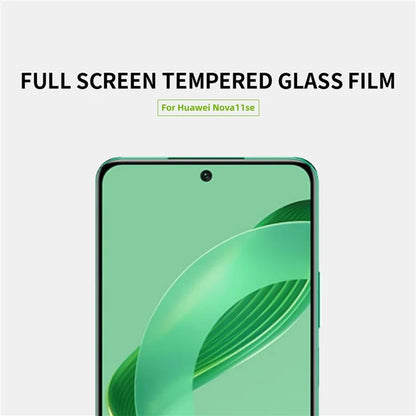 MOFI JK Tempered Glass Film Series-1 for Huawei nova 11 SE Screen Protector High Aluminum-silicon Glass Full Glue Anti-explosion Film