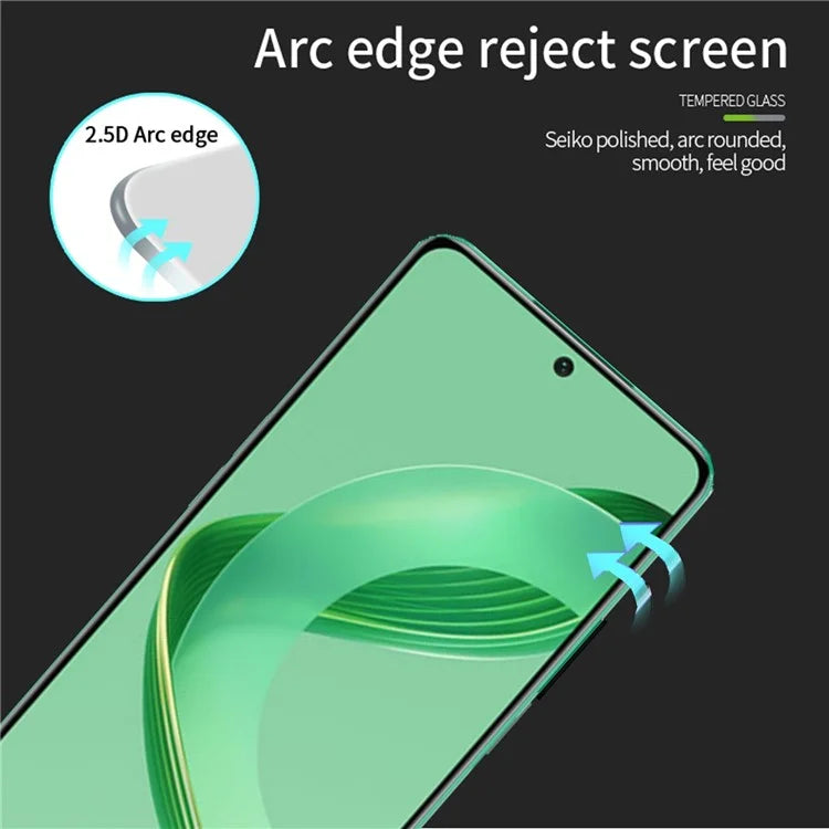 MOFI JK Tempered Glass Film Series-1 for Huawei nova 11 SE Screen Protector High Aluminum-silicon Glass Full Glue Anti-explosion Film