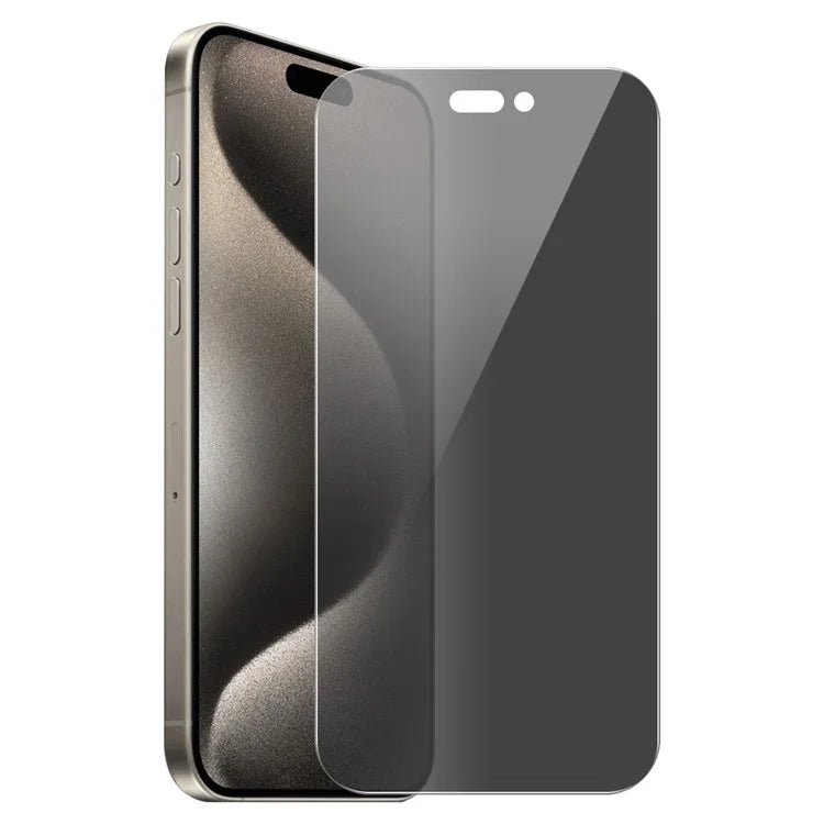 ENKAY HAT PRINCE For iPhone 15 Pro Film 9H Anti-Spy High Aluminium-silicon Glass Screen Protector