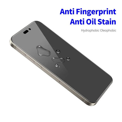 ENKAY HAT PRINCE For iPhone 15 Pro Film 9H Anti-Spy High Aluminium-silicon Glass Screen Protector