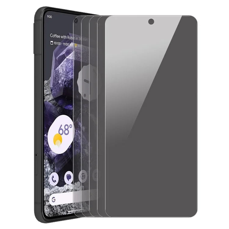 ENKAY HAT PRINCE 5Pcs For Google Pixel 8 Screen Protector Anti-Spy Explosion-Proof Full Cover Film