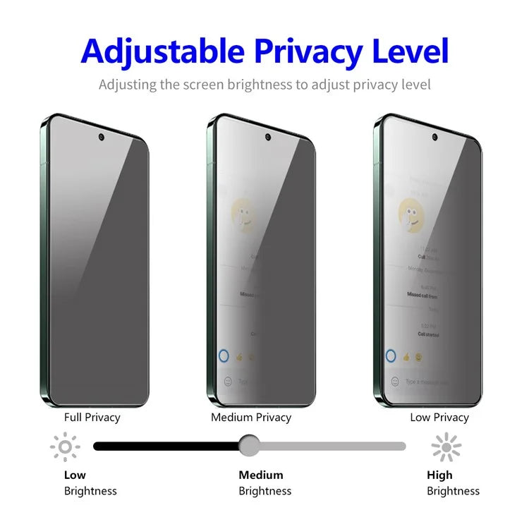 ENKAY HAT PRINCE For Xiaomi Poco M6 Pro 5G / Redmi 12 4G / Redmi 12 5G (Global) Anti-Peep HD Clear Full Screen Protector