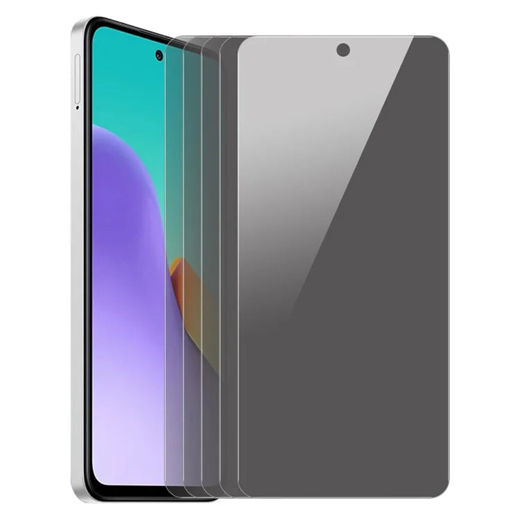ENKAY HAT PRINCE 5Pcs For Xiaomi Poco M6 Pro 5G / Redmi 12 4G / Redmi 12 5G (Global) Anti-Spy Ultra Clear Screen Protector