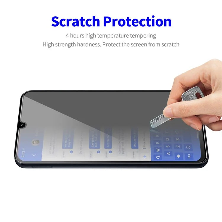 ENKAY HAT PRINCE 2Pcs for Samsung Galaxy A05 4G / A05s 4G Privacy Screen Protector Anti-glare Tempered Glass Film