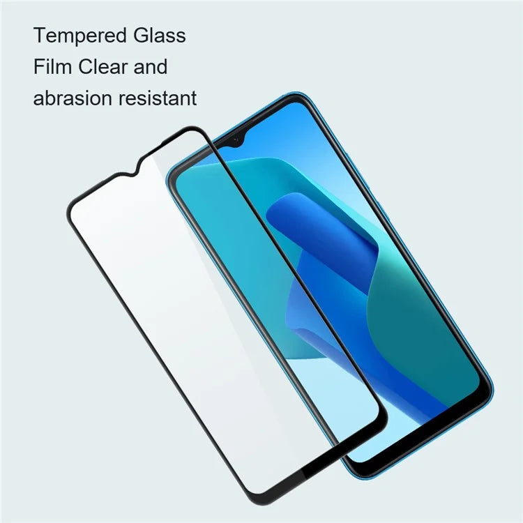 AMORUS 2Pcs For Oppo A38 4G Screen Protector 9H Anti-explosion Tempered Glass Film