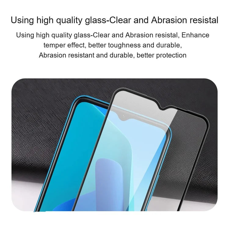 AMORUS 2Pcs For Oppo A38 4G Screen Protector 9H Anti-explosion Tempered Glass Film