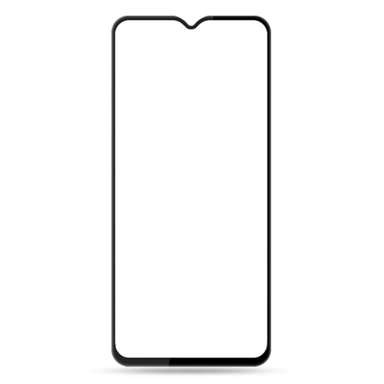 AMORUS For Oppo A18 4G Tempered Glass Screen Protector 9H Silk Printing Full Cover Film